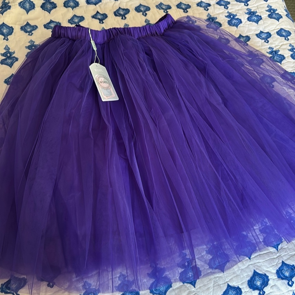 Purple tulle skirt ballet glam Halloween costume